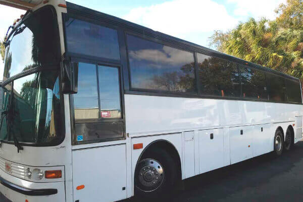 45-passenger party bus rental