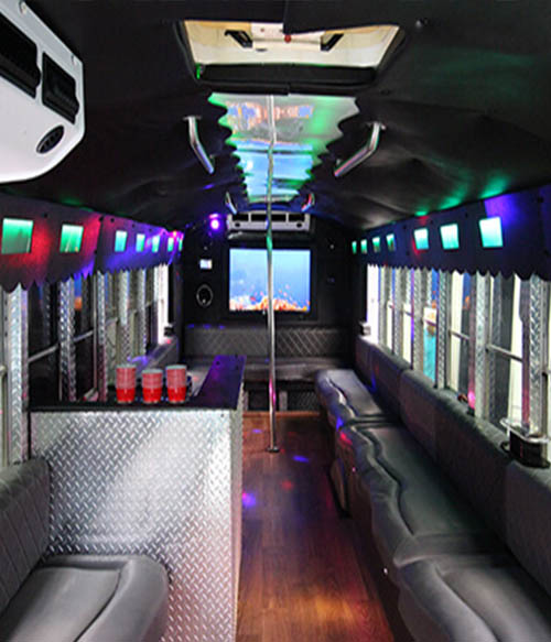 Limo bus bar areas